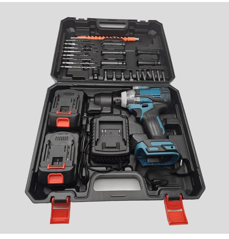 High Torque Brushless Impact Wrench with Lithium Battery for Auto Repair