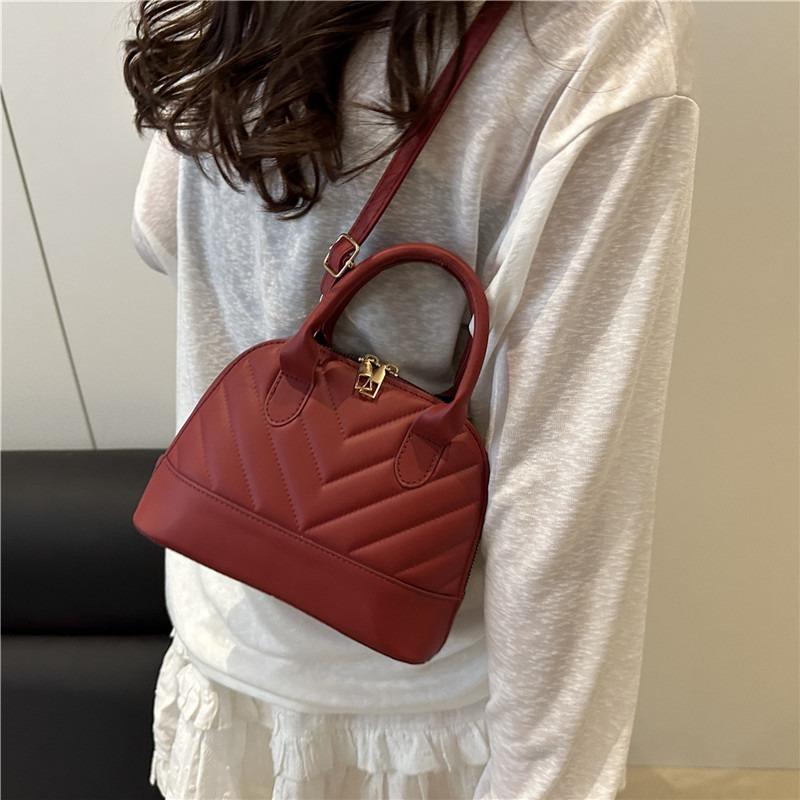 Candy Color Shell Bag Women's Casual Fashion Diamond Summer New Commuter Trendy Handbag Shoulder Messenger Bag Women