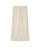 MARROT See-Through Elastic Skirt_Cream