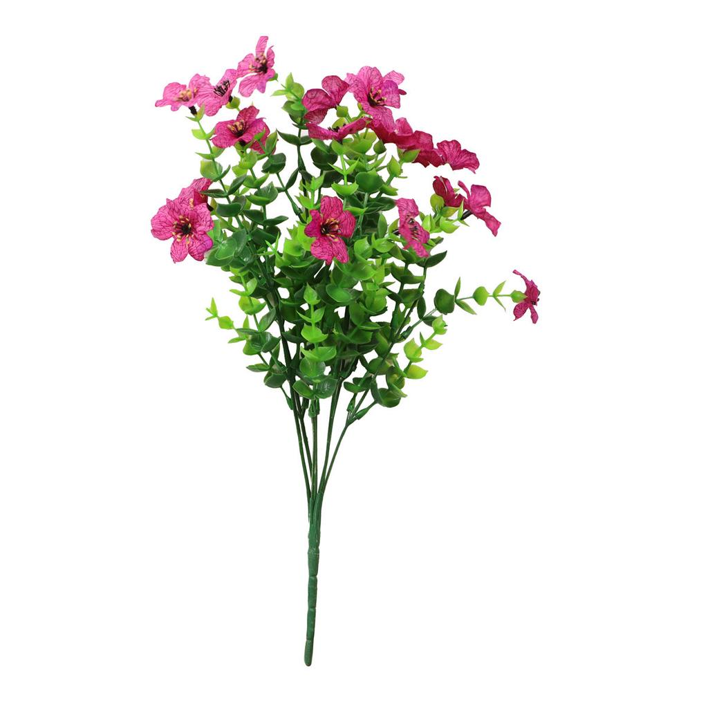 35 Mesh Eucalyptus Violet Mock Bouquet Home Dress Up Photography Props Wedding Camping Decoration