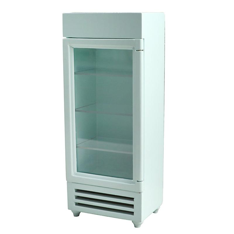 

1/12 Toy Model Refrigerator Simulation Freezer Drink Bar for Doll House Teens Toy Dolls Micro Landscape Mini Furniture