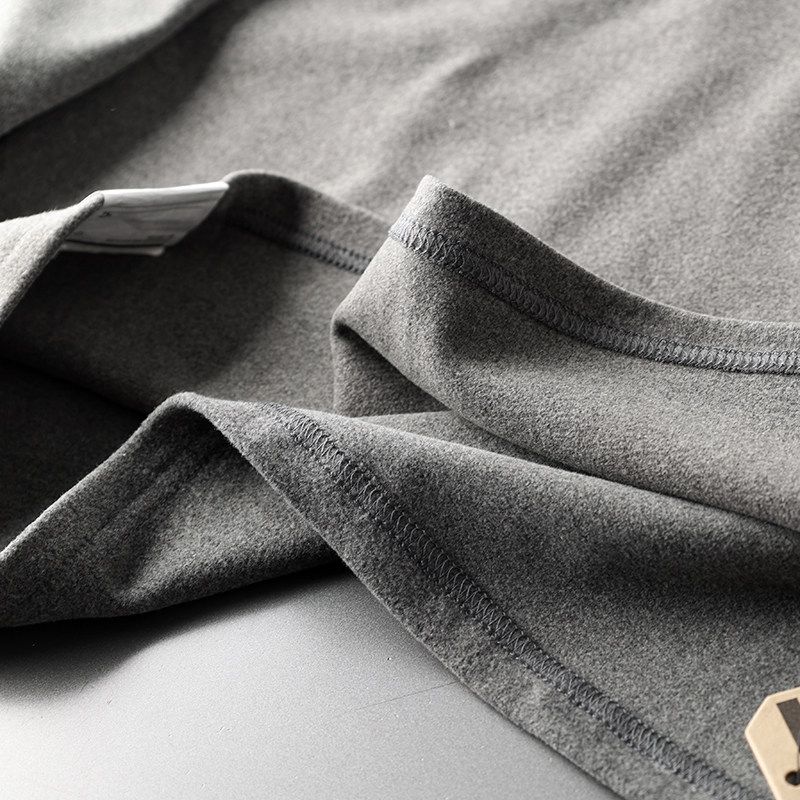 High Collar Winter Double-Sided Thermal Men's Long-Sleeved Undershirt