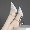 Fashion Women Sandals Fashionable Plus Size Luxury Shoes for Women 2025 New Pointy Toe High Heels Sandals Women Sandalias De Mujer
