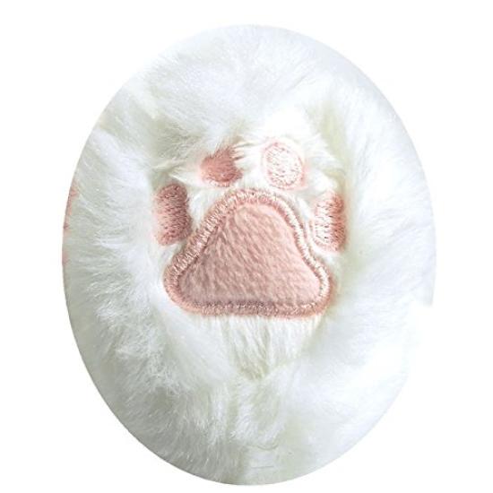 Knee Cat Plush Toy, White, Odd Eyes, Medium Size, P-1832