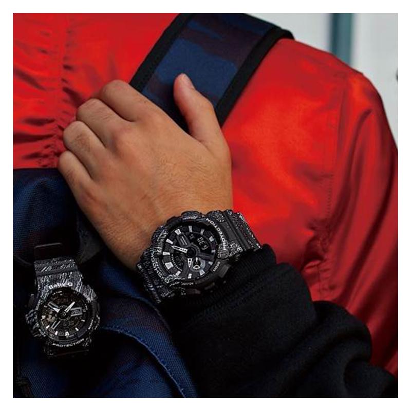 Casio BABY-G Fashion Trendy Street Cool Sense Advanced Classic Pointer Dual Display Waterproof Shockproof Sports Waterproof Watch Quartz BA-110TX-1A