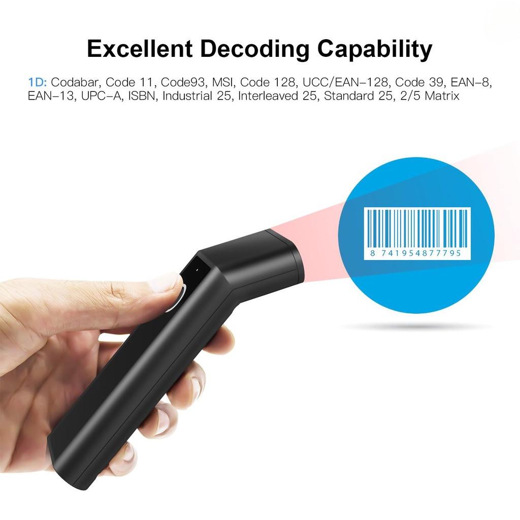 3-in-1 Drahtloser Intelligenter Barcode-Scanner Supermärkte Geschäfte Handheld 1D Barcode-Leser