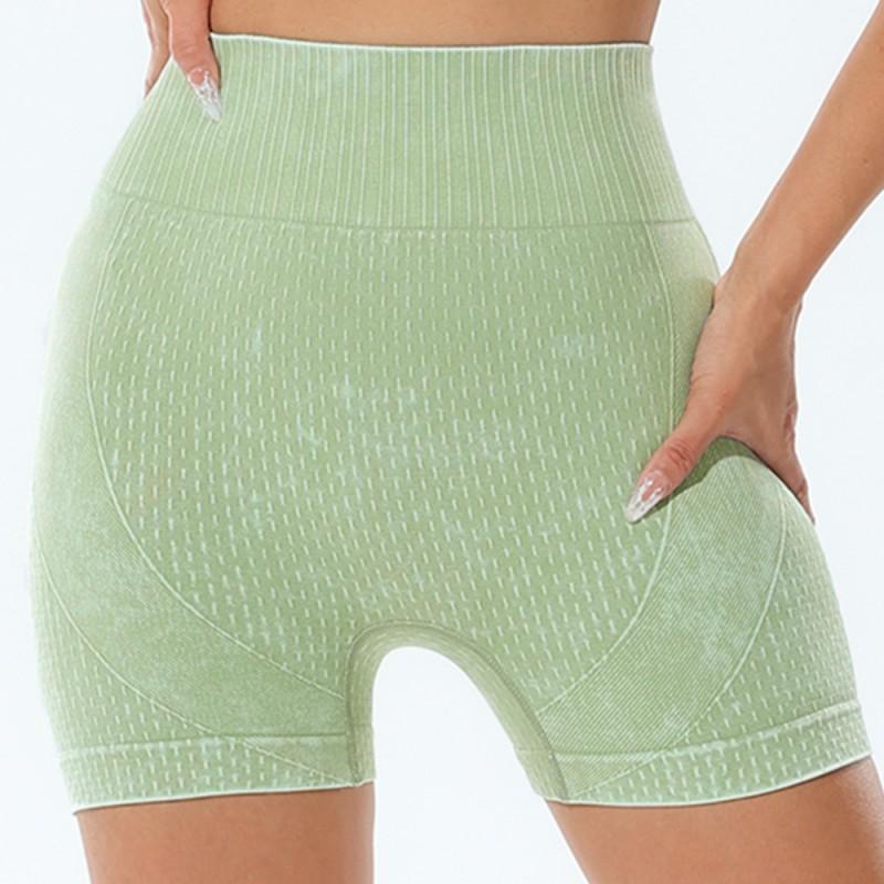 High-Waisted Yoga Shorts Women 3/4 Length Tight Fitness Pants With Butt-Lifting Effect Quick-Dry Stretchy Workout Leggings