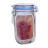 Mason Jar Self-Sealing Snack Storage Bag for Dried Fruits and Grains