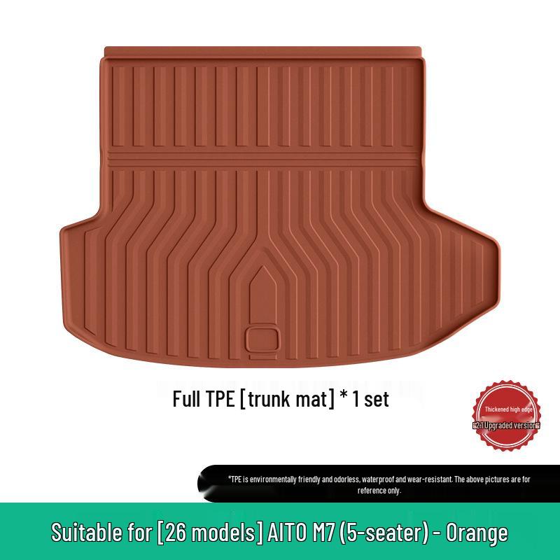 AITO M7 TPE Floor Mats 2022-2026: Eco-Friendly Car, Trunk, and Seat Backrest Mats