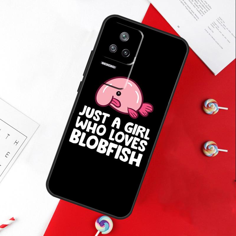 Cute Blobfish Cover For Xiaomi 11T 12T 13T 14T Pro 13 14 15 Ultra POCO X7 Pro X3 X5 X6 F5 F6 M6 Pro Case