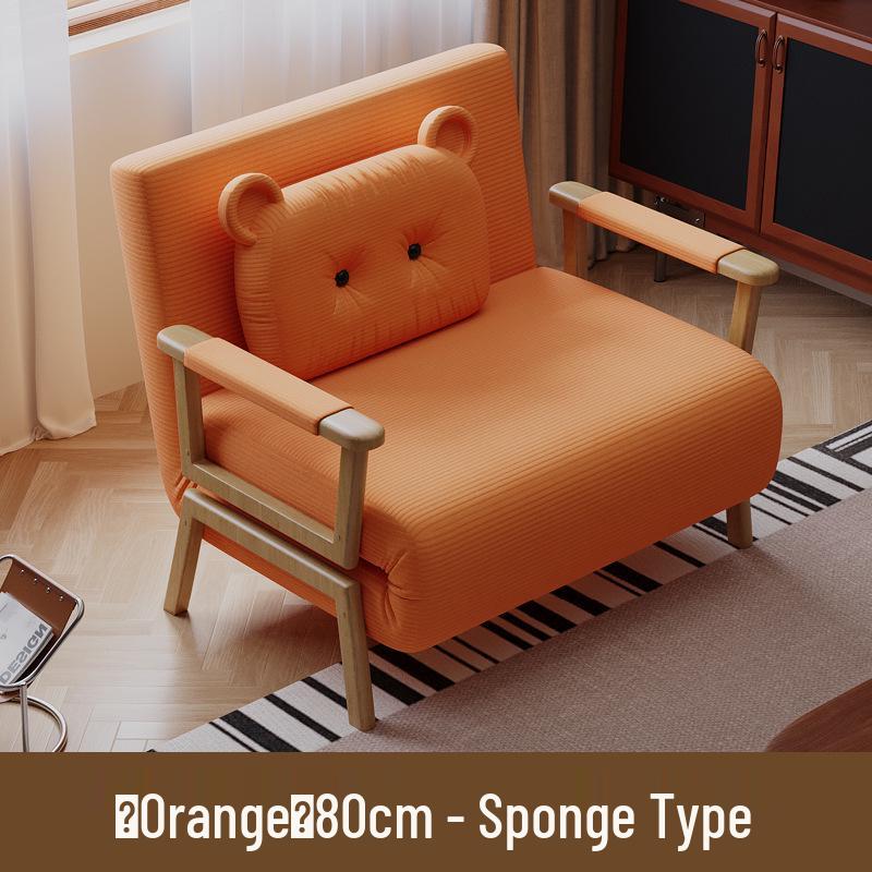 Creative Foldable Sofa Bed - Space-Saving, Thickened, and Comfortable for One Person
