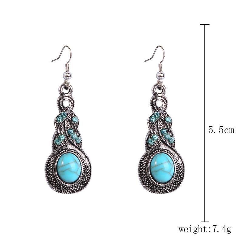 BLINGBAY 2023 Women's Earrings Retro Accessories Fashion Jewelry Accessories Ethnic Turquoise Earrings Bohemian Jewelry Gifts