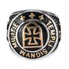 Retro Trendy Cross Men's Domineering Letter Ring