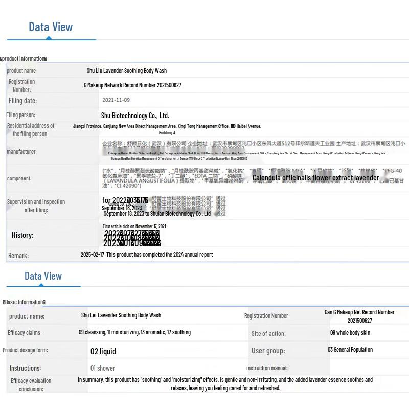 Shurley Lavender Soothing Body Wash