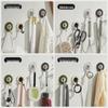 bydoll Light Luxury Punch-Free Adhesive Hooks
