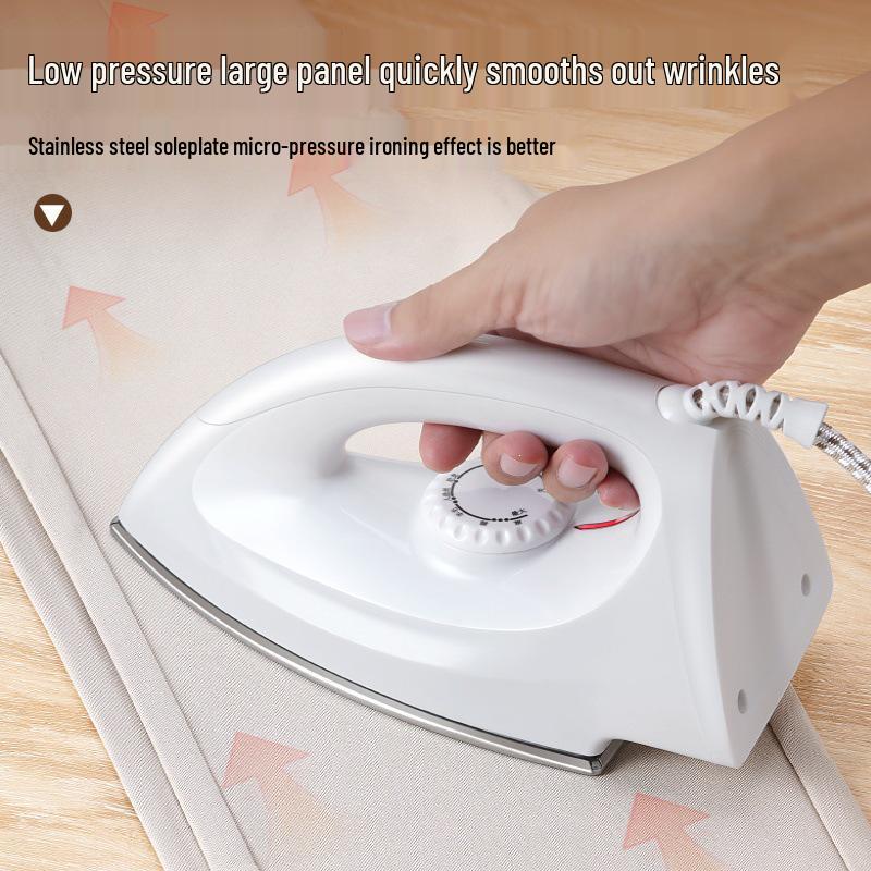 Old-Fashioned Manual Electric Dry Iron for Household and Rhinestone Heat Transfers