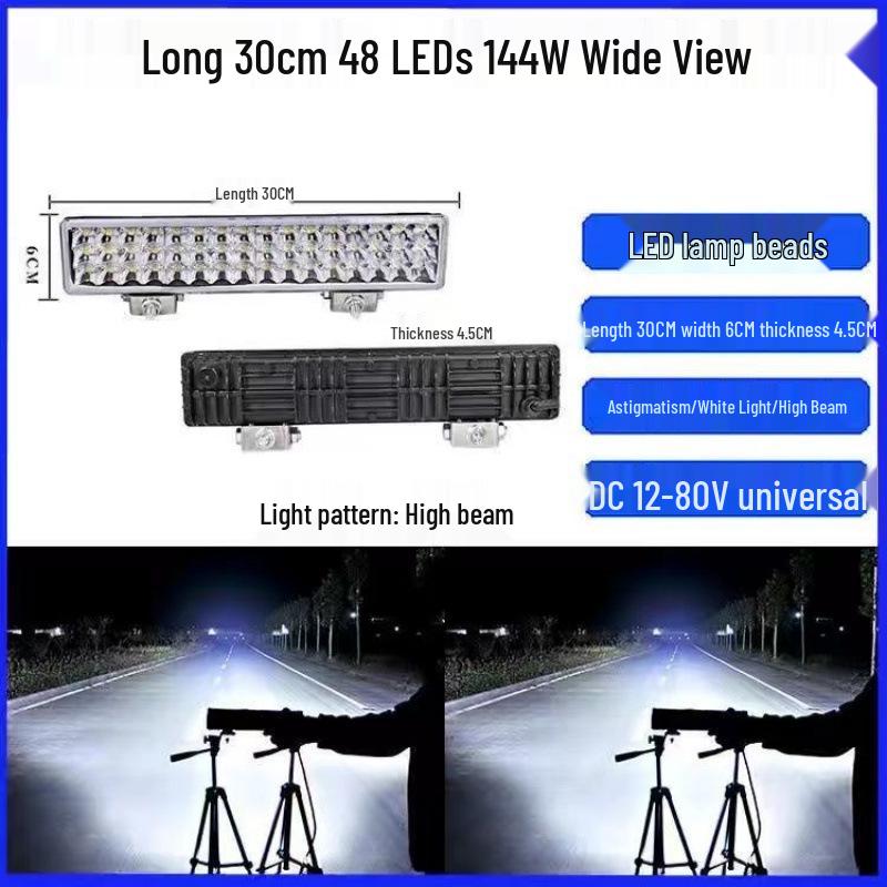 Univerzální vodotěsné LED světlo pro vozidla 12V-80V, nákladní automobily, tříkolky a motocykly