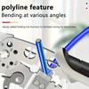 Wire Branching Elbow Wire Stripper Pliers Anti-Slip Wire Crimping Cutter  Wire Repair Tool