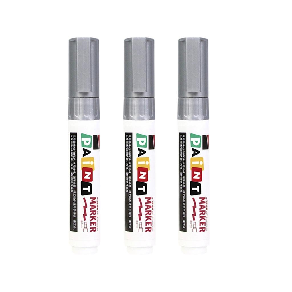 3Pcs Monument Paint Pen Sunproof Waterproof Stone Marker Pen For Writing Coloring On Tombstones Gravestone Restoration