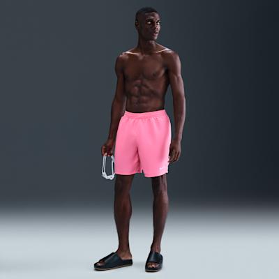 Nike Swimming Shorts Men s Sunglow Pink/Sunglow Pink/Black/White Moder S