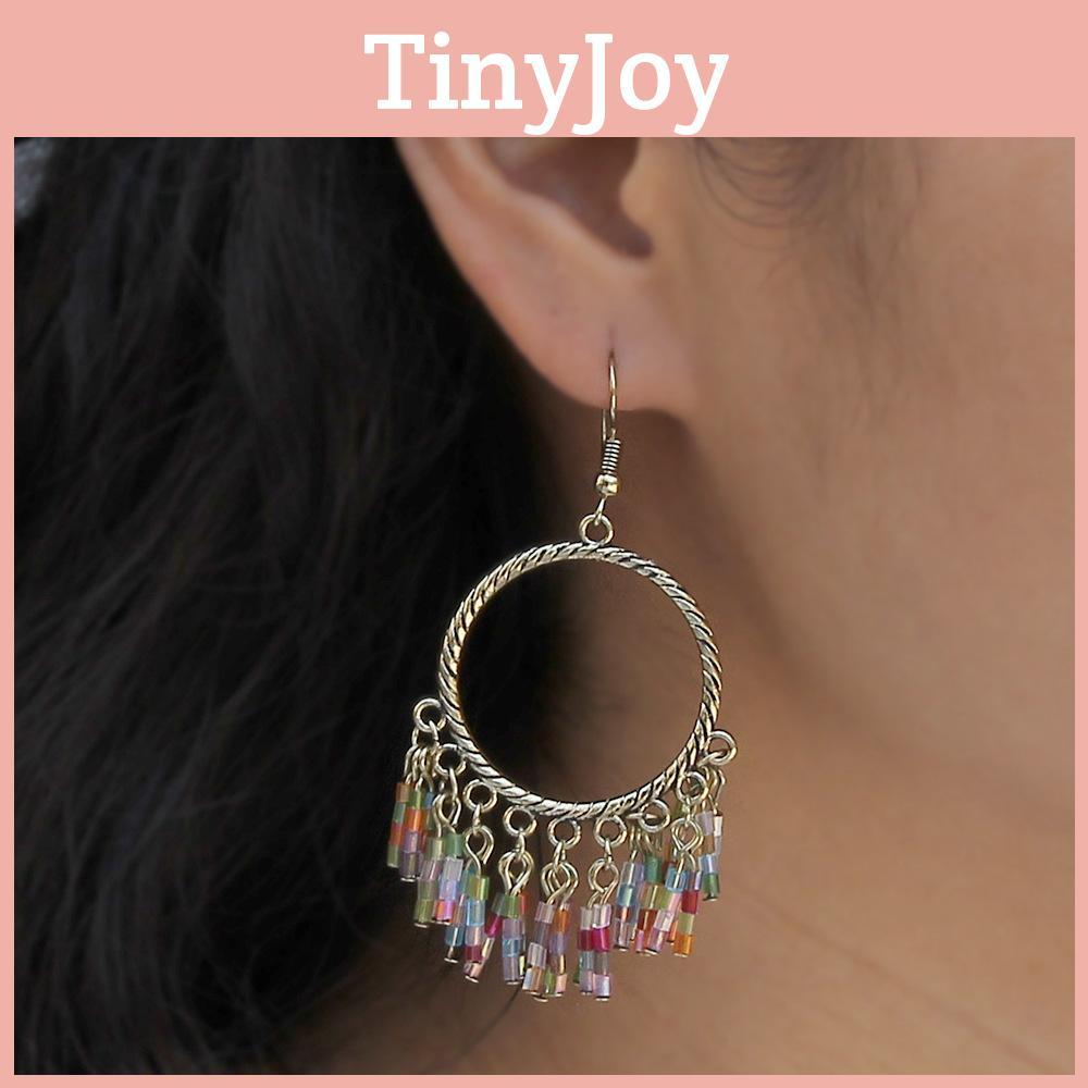 Alloy Modern Ethnic Jewelry With Geometric Shape And Embellished Crystals