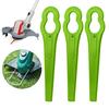 100Pcs Lawn Mower Blade Sharp Cordless Plastic Garden Replacement Brush Cutter for Bosch Art23 Li Accutrim Easytrim Accu Gtech St 04 & St 05 Strimmer