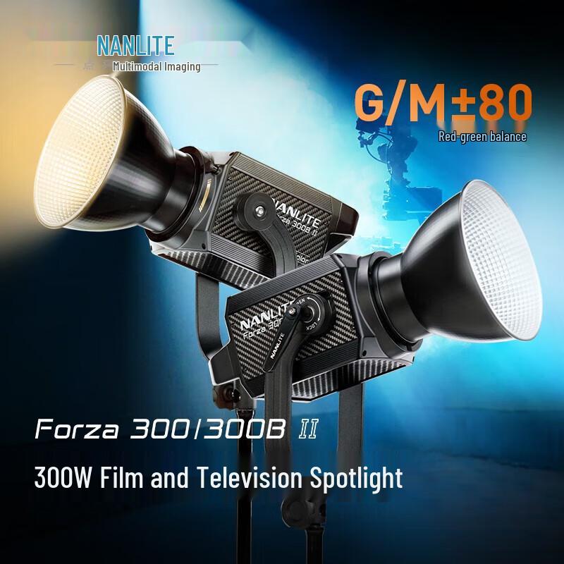 NANLITE Forza 300B II Bi-color LED Video Light Kit