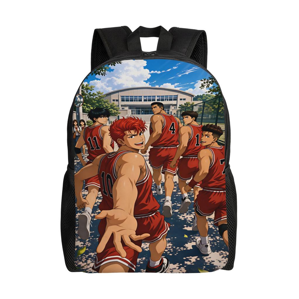 Slam Dunks Backpack  Outdoor Backpacks Student Kawaii School Bags Designer Breathable Rucksack