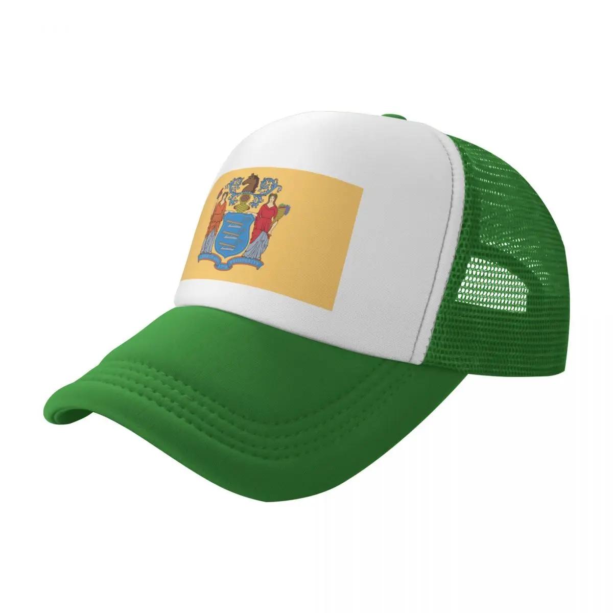 

Flag of New Jersey Baseball Cap Streetwear Golf foam party Hat Women Hats Mens