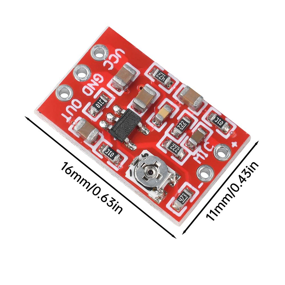 DC 3-5V Electret Microphone Preamplifier Module with Voice Compression Amp Sound Amplifier Board