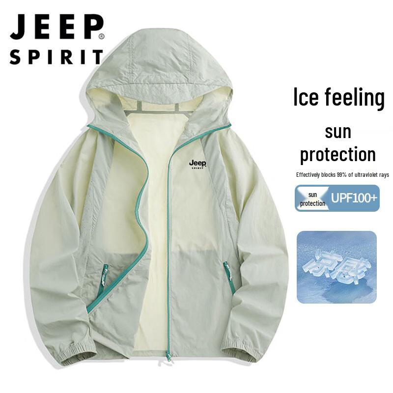 JEEP SPIRIT Унисекс Легкая Толстовка с Защитой от Солнца XS