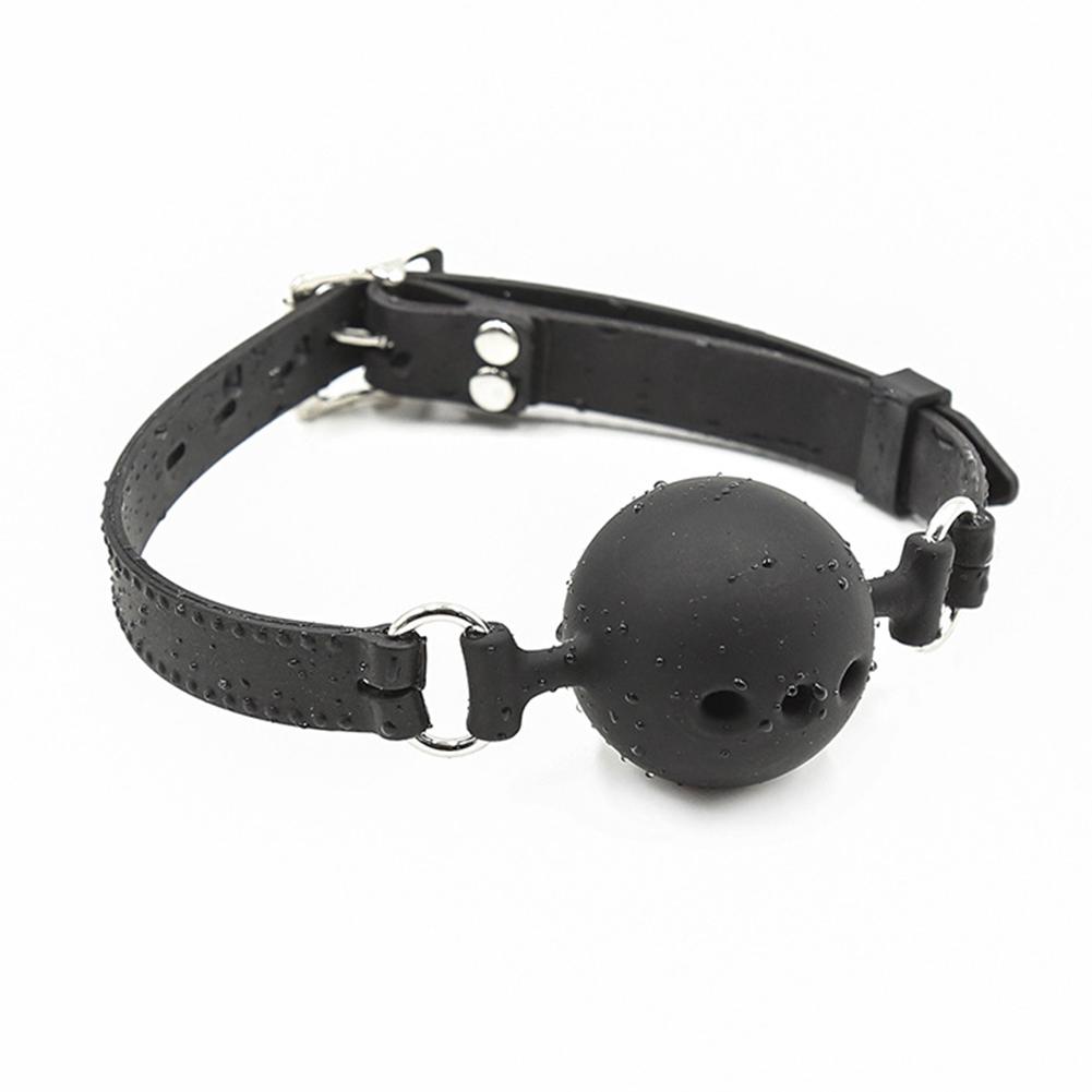Silicone Ball Mouth Gag Couple Sex Toy