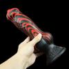 Fantasy Knot Silicone Dildo, Soft Liquid Silicone Design, Strong Suction Cup, Flexible Texture, Premium Fantasy Collection, Discreet Packaging