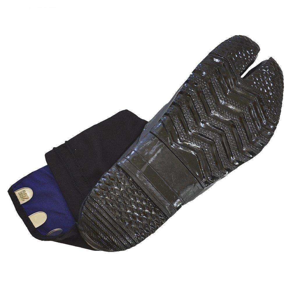 Margo Tabi Socks for Civil Engineering and Thick Highly Size cm Farming, Sole, Glued, Practical, 3-Piece Set, Daichi, Unisex, Adult, Black, 23.5
