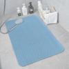 Anti-Slip Square Bathroom Mat for Shower, Toilet, and Washroom