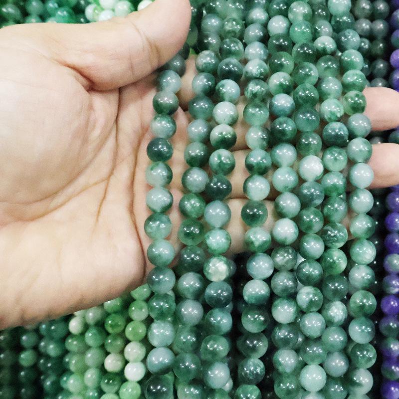 Optimized Colored Natural Stone Round Beads for DIY Jewelry Accessories