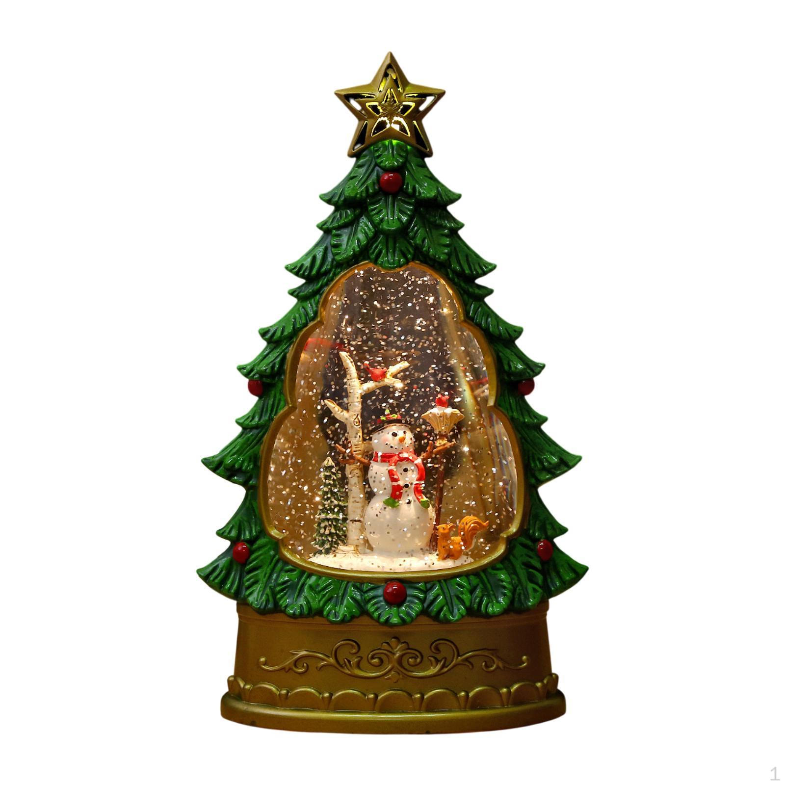 

Рождественский шар со светом и музыкой для украшения центра стола Snowman and Broom