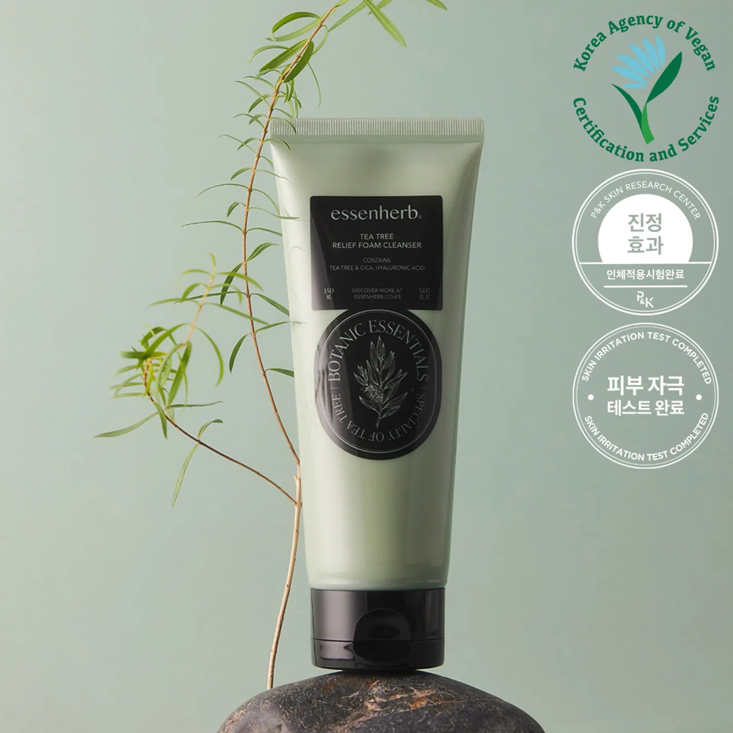 essenHERB Tea Tree Relief Foam Cleanser 150ml 150ml