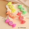 Creative Colorful Christmas Hanging Faux Candy Holiday Props Christmas Tree Ornament Party Supplies Plastic Xmas Decorations