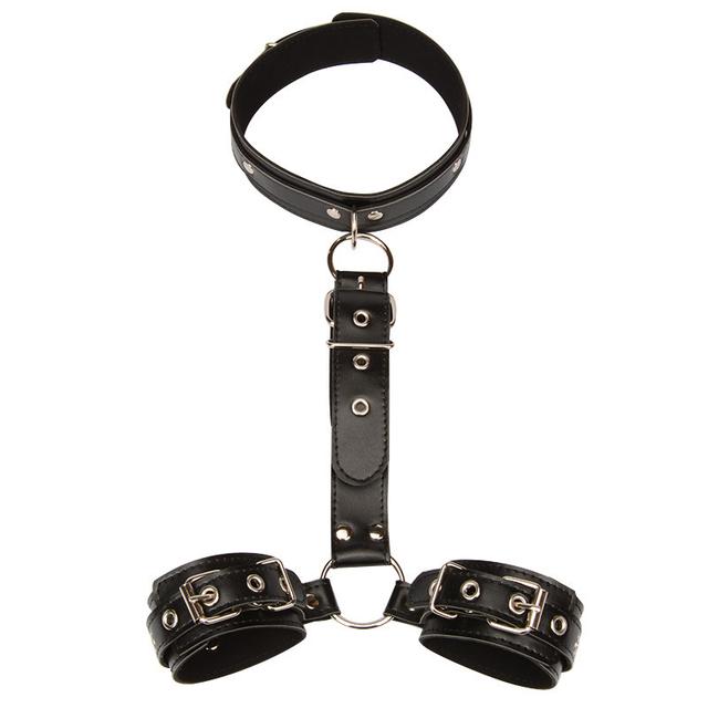Sexy Handcuffs Collar Adult Games Fetish Flirting BDSM Sex Bondage Whip Slave Sex Toys For Woman Couples Gay Erotic