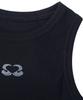 MISSLULZ Lace Tail Sleeveless Black Charcoal