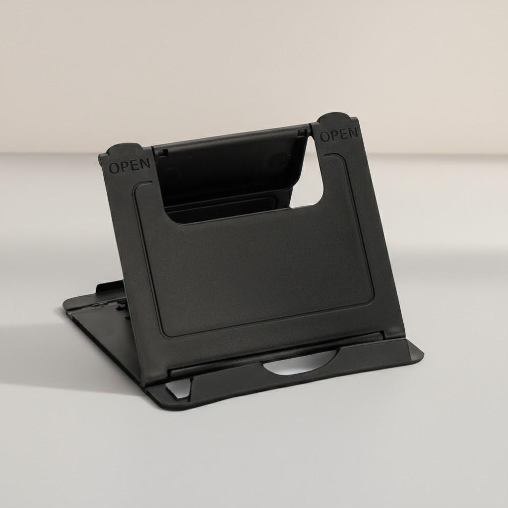 

Foldable Plastic Desk Stand Holder for iPhone Xsmax Huawei P30 Xiaomi Mi 9 Mobile Phone Tripod Base чёрный