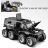 1:32 Skala Eroberer Schamane 8x8 ATV Auto Modell Spielzeug Druckguss Metall Polizei Gepanzertes Geländefahrzeug Modelle Sound Licht Kindergeschenk