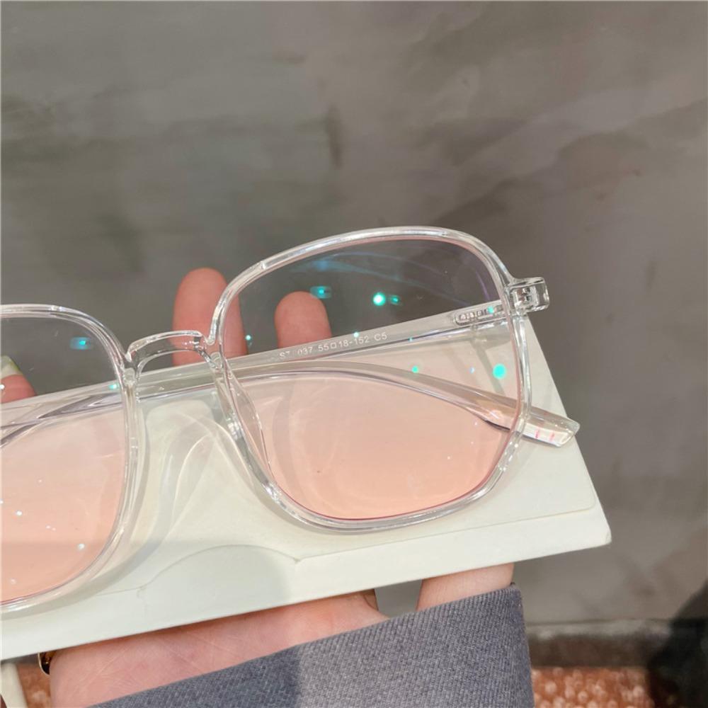 New Pink Gradient Myopia Glasses for Women Trendy Anti-blue Light Eyeglasses Minus Diopter Short Sighted Eyewear for Ladies