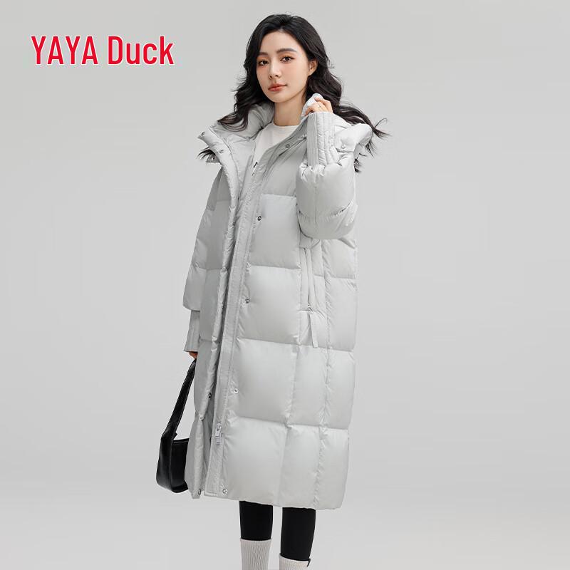 Yaya Women's 2024 Long Oversized Hooded Down Jacket