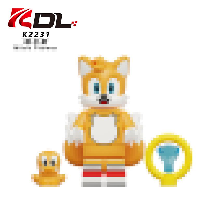 KDL835 Game Building Block Mini Figures Small Particle Assembly Toy Bags K2229-2236 Variety Set