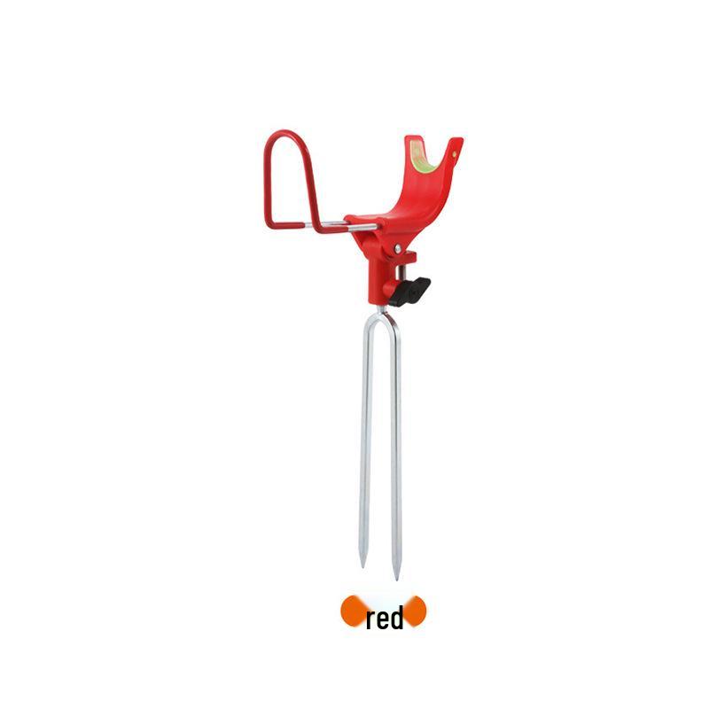 U-Shaped Dual-Use Fishing Rod Holder & Ground Stake