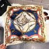 Fashion Square Fashion Foreign Style Small Silk Scarf Women'S Headband Decorative Scarf Dual-Purpose Small Square Scarf New Scarf