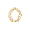 Cd Navy Gold Plated Metal Ring Women Jewelry R1070CDNMT-D300
