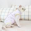 Yousheng Pet Surgery Recovery Suit Cute Pattern Prevent Bite/Lick Milk Fiber Fabric Thicken Pet Dog Cat Neutering Suit for Home